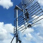 TV antenna installation
