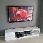 We can mount any size TV this one is 65 inch